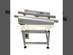 Chuyển đổi tốc độ chuyển sóng hàn Infeed conveyor điều chỉnh chiều rộng song song