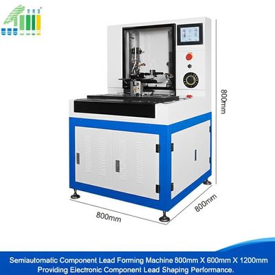 Máy tạo chì thành phần bán tự động 800mm X 600mm X 1200mm Cung cấp hiệu suất tạo hình chì thành phần điện tử